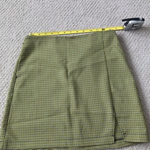 Urban outfitter checkered mini skirt